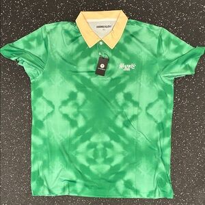 Green and Yellow Polo Shirt